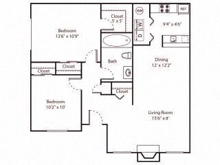 Richland, WA ArborPointe Apartments 2 bedroom 1 bath Richland, WA ArborPointe Apartments 2 bedroom 1 bath